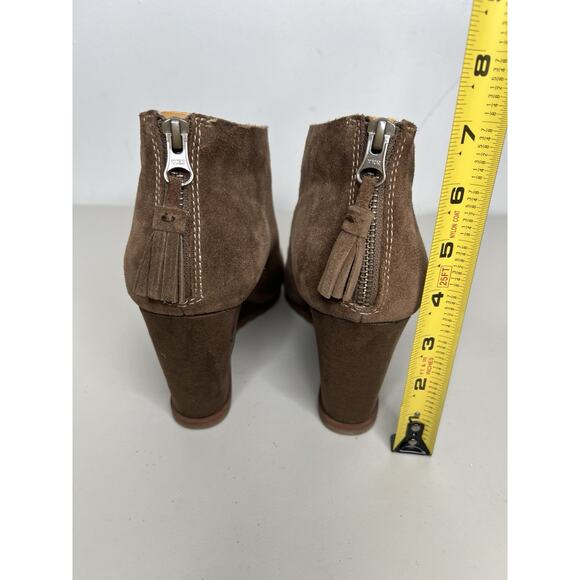 KORKS Kork-Ease Wedge Brown Suede Leather Boot Bootie Women’s Size 9.5 - Picture 6 of 9